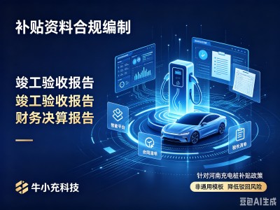 抢抓河南充电桩补贴窗口期 | 牛小充预验收服务正式启动，快人一步锁定政策红利